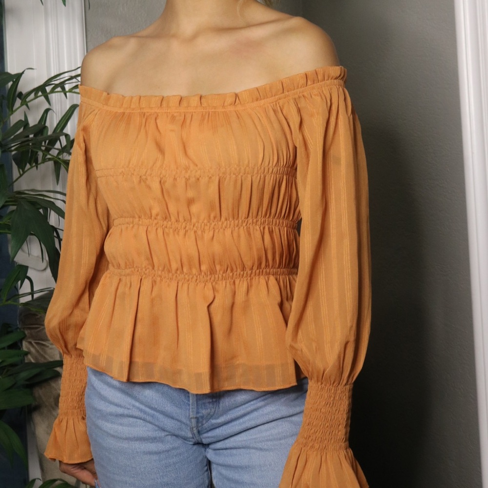 Off the shoulder blouse